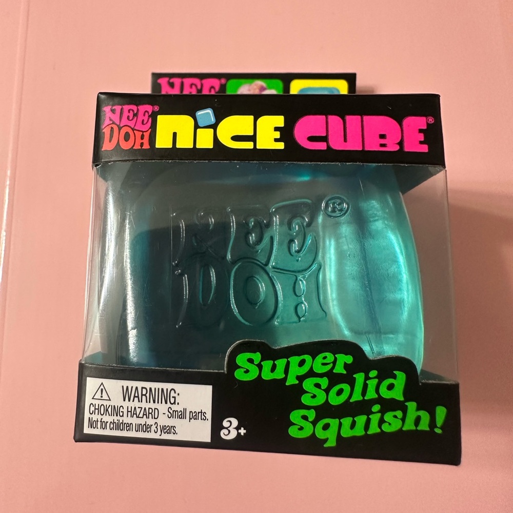 Needoh Nice Cube Super Solid Squish - Teal